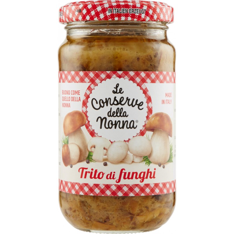 Le Conserve Della Nonna Trito Di Funghi Condimento Gr Cicalia