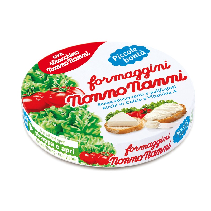 Nonno Nanni Formaggini Spicchi Di Formaggio Spalmabile Gr