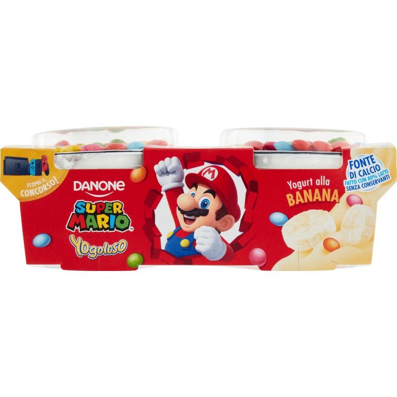 Danone Yogoloso Supermario Banana Pezzi Gr Cicalia