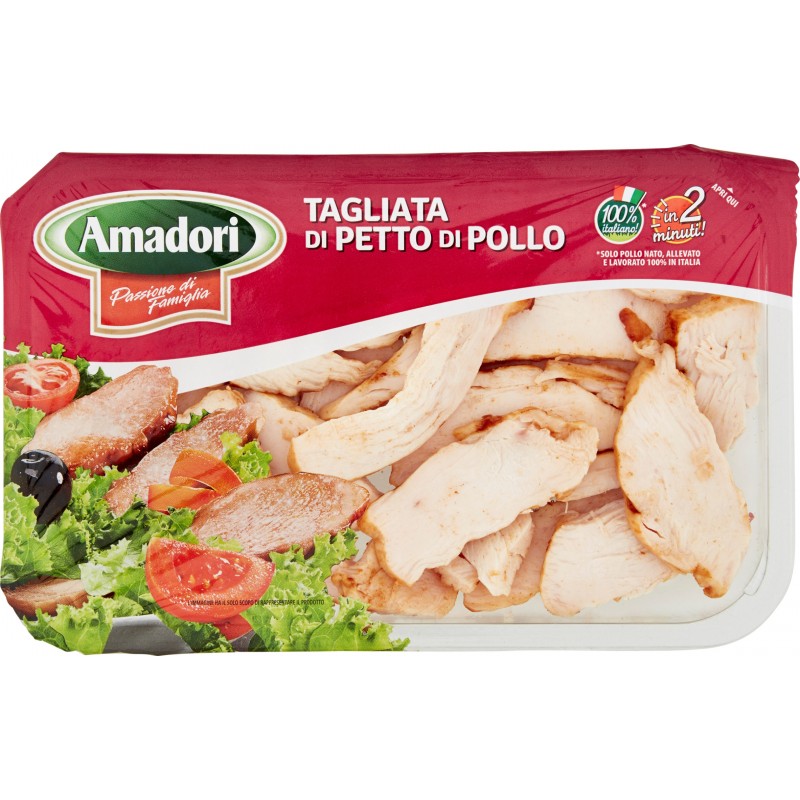 Amadori Tagliata Di Petto Di Pollo Precotta Gr Cicalia