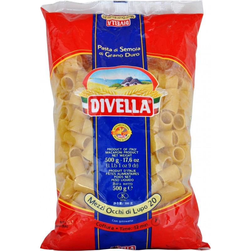 Divella Mezzi Occhi Di Lupo Pasta Di Semola Di Grano Duro Gr