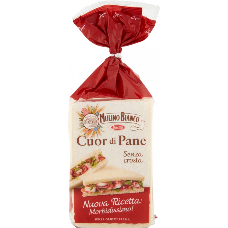 Mulino Bianco Cuor Di Pane Pane Morbido Senza Crosta In Fette Gr 325