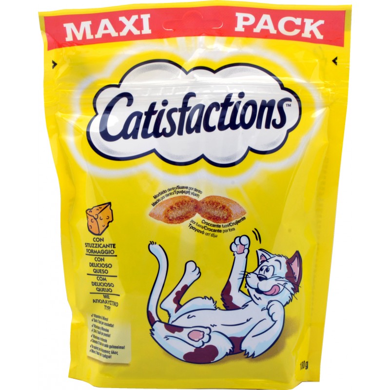 Catisfaction Snack Al Formaggio Per Gatti Maxi Pack Gr