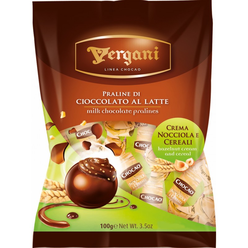 Vergani Praline Nocciola Cereali Gr100