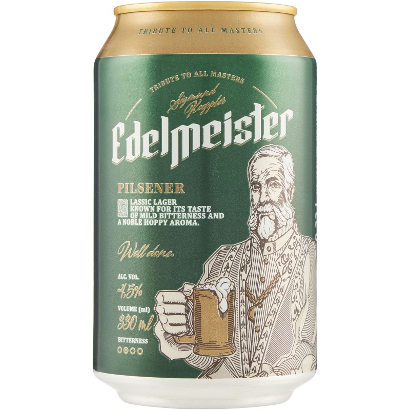 Edelmeister Pilsner Birra Lattina Cl 33