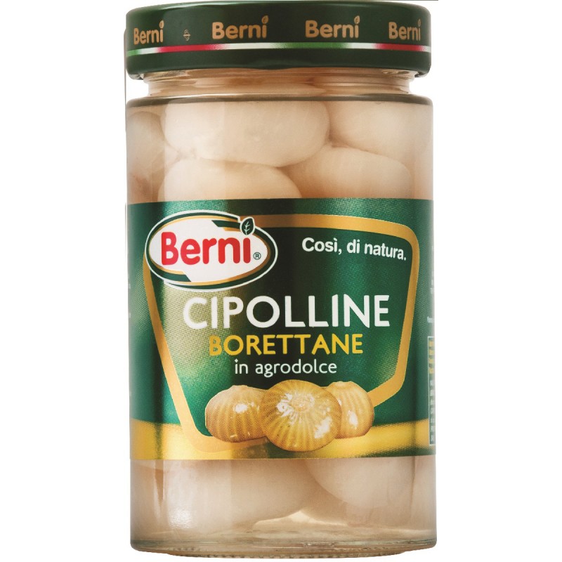 Berni Cipolline Borettane In Agrodolce Vasetto 314 Gr | Cicalia,com