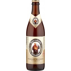 Bicchieri da birra Franziskaner Weissbier da 0,5 L in vetro trasparente