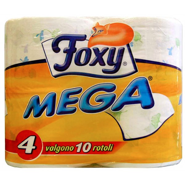 Foxy mega carta igienica decorata pz.4