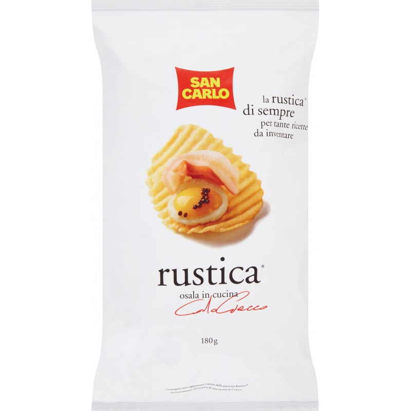 San Carlo La Rustica Patatine Ondulate In Sacchetto Gr. 180