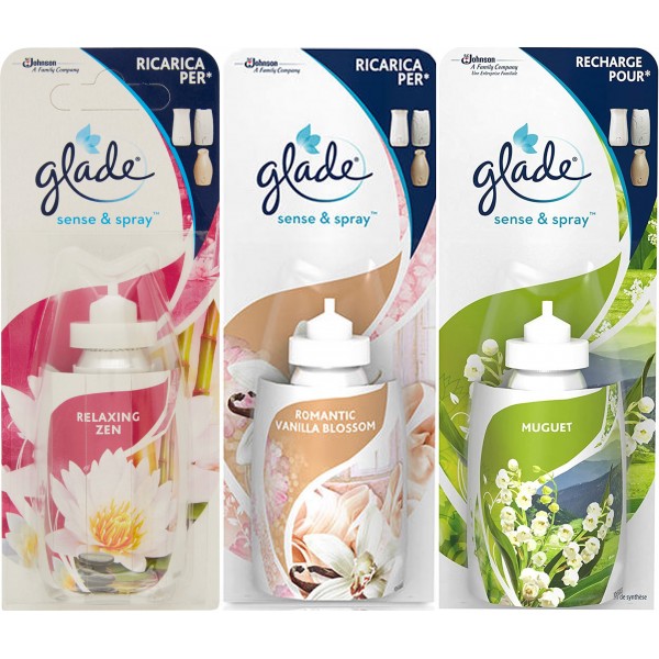 Glade® Liquido Elettrico Ricarica, Profumatore per ambienti, Fragranza  Relaxing Zen 20ml