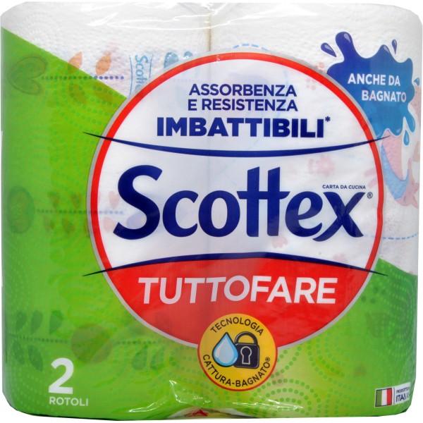 Scottex Tuttofare, dos lados diferentes, Maxi 24 rollos