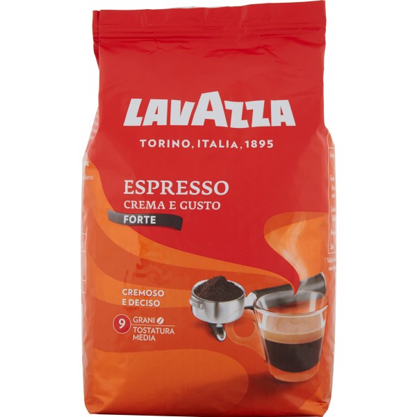 Lavazza Caffè Espresso Super Crema, Caffè in Grani, 6 Confezioni