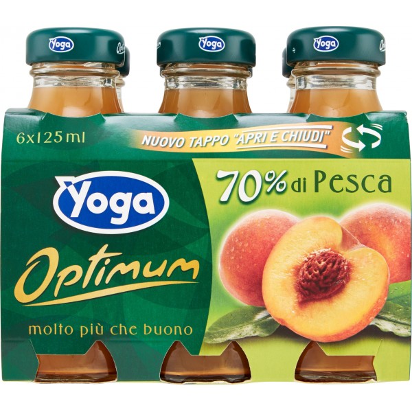 Succo alla pesca Yoga ml.125x6