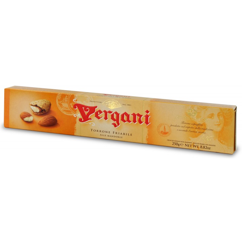 Vergani Torrone Classico Friabile Alla Mandorla 250 Gr 