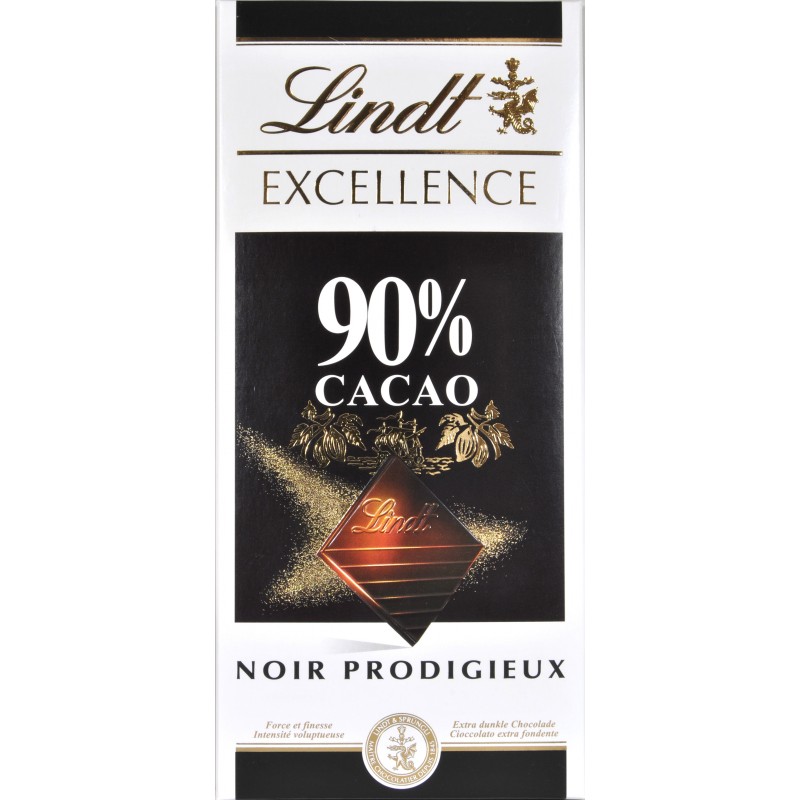 Lindt Exellence Noir Prodigeux Tavoletta Cioccolato Extra Fondente 90%