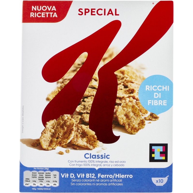 Kellogg's Special K Classic Cereali Classici Per La Colazione Gr. 250