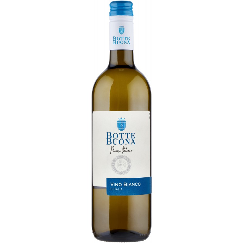 Botte Buona Vino Bianco D'Italia In Bottiglia Cl. 75 | Visita Cicalia