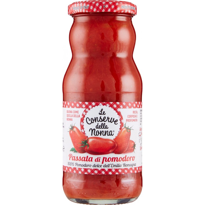 Le Conserve Della Nonna Passata Di Pomodoro In Bottiglia Gr 350