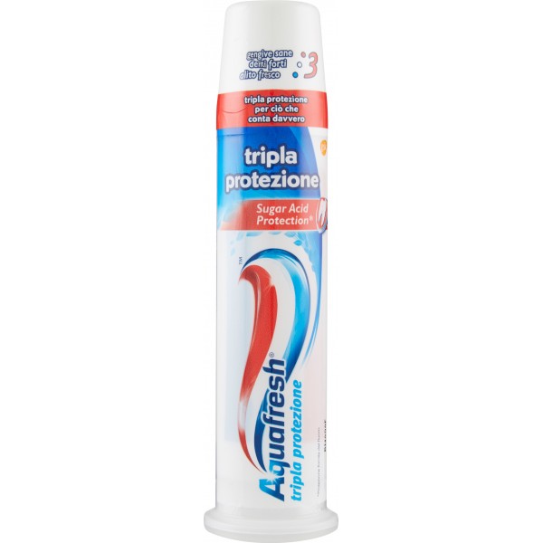Aquafresh Dentifricio Tripla Protezione ml. 100 Con Dispenser