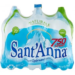 Sant'Anna Acqua Minerale Naturale, 1.5L, Confezione da 6 (6 x 1.5L) :  : Alimentari e cura della casa