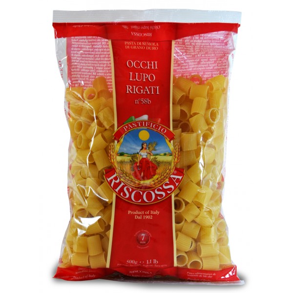 Pasta occhi di Lupo rigati 58b Riscossa 500 gr Ordinala su Cicalia