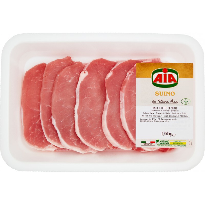 Aia Carne Al Fuoco Lonza Di Suino A Fette 350 Gr | Cicalia.com