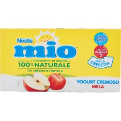 Nestlé Mio Yogurt Frutta Mela 4x100g - Snack Nutriente per Bambini