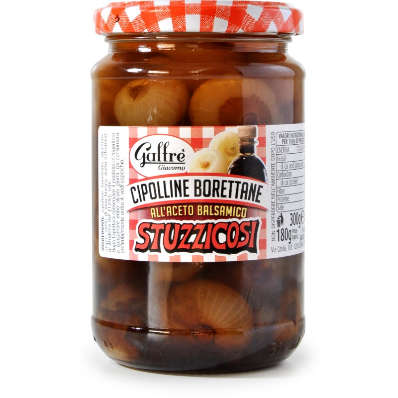 Cipolline Borettane All'aceto Balsamico Galfrè Gr. 300 | Cicalia