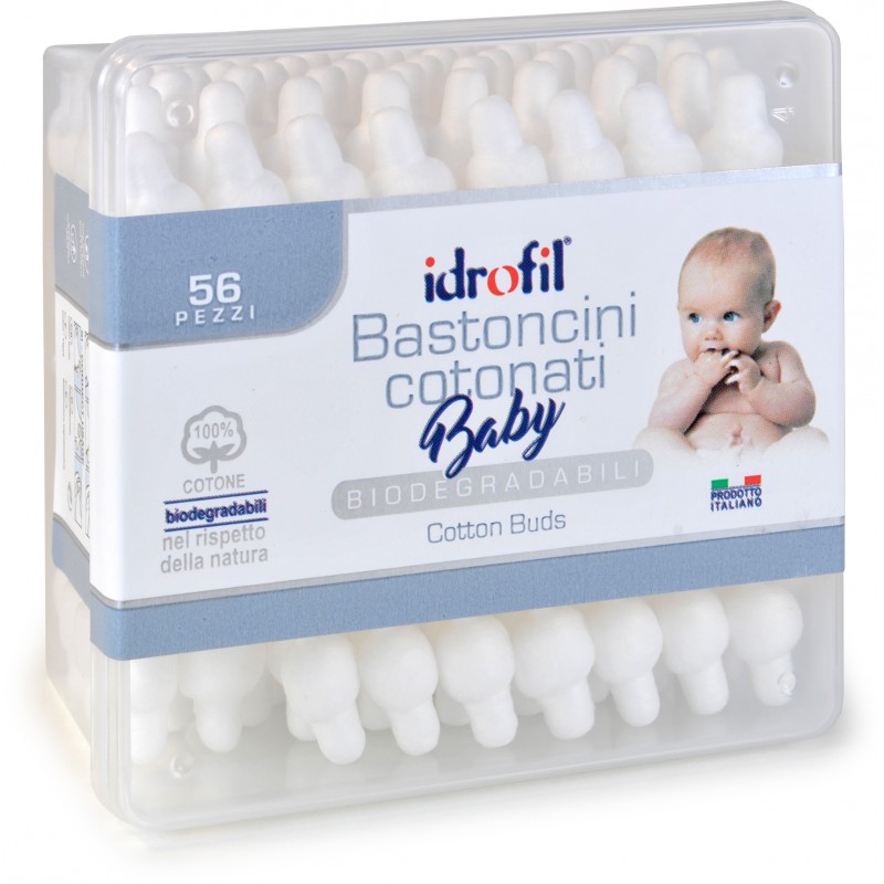 idrofil cotton fioc baby bio deg pz.56