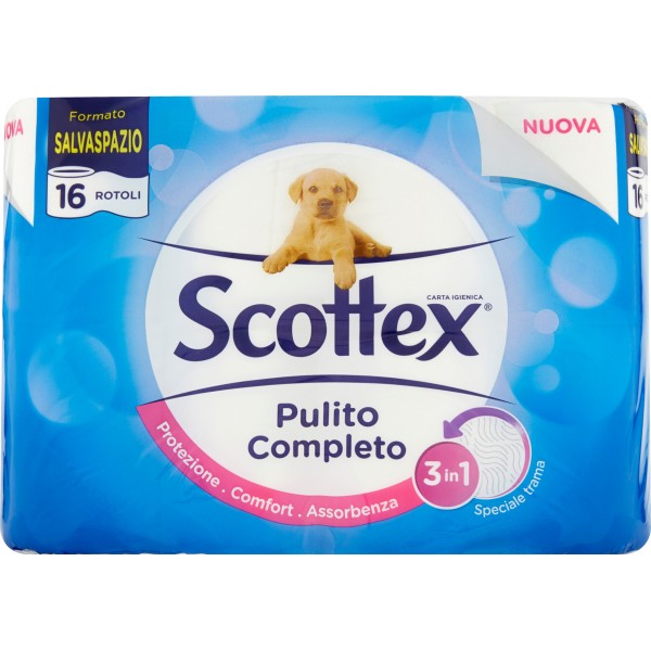 Scottex Pulito Completo Carta Igienica Umidificata 42 Pz