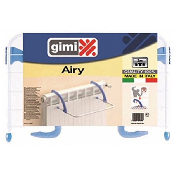 Gimi stendibiancheria airy 3 mt.