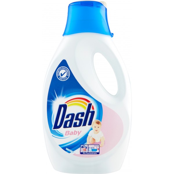 Dash Baby Detersivo Liquido Per Capi Bambini Flacone da ml. 990