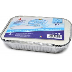 Soft Soft Vaschette ED11 Rotonde in Alluminio per Torta grande pz. 4