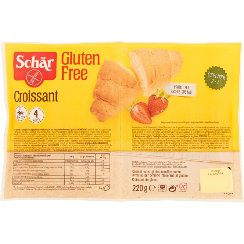 Croissant Senza Glutine Schär Gr.220| Ordinalo Ora Su Cicalia