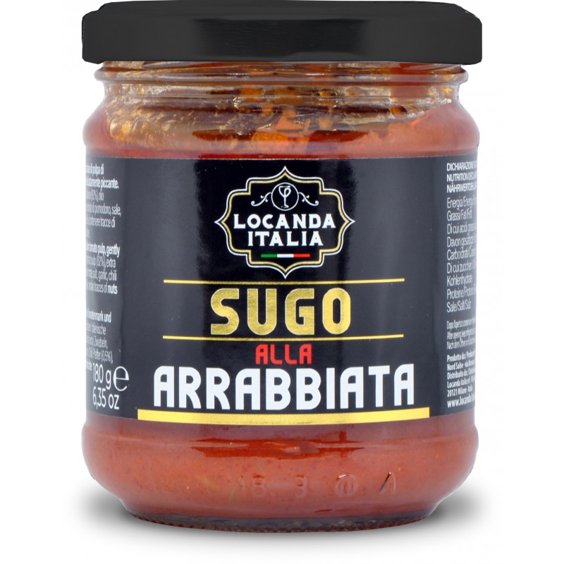 Locanda Italia Sugo Pronto Allarrabbiata Condimento Per Pasta 180gr