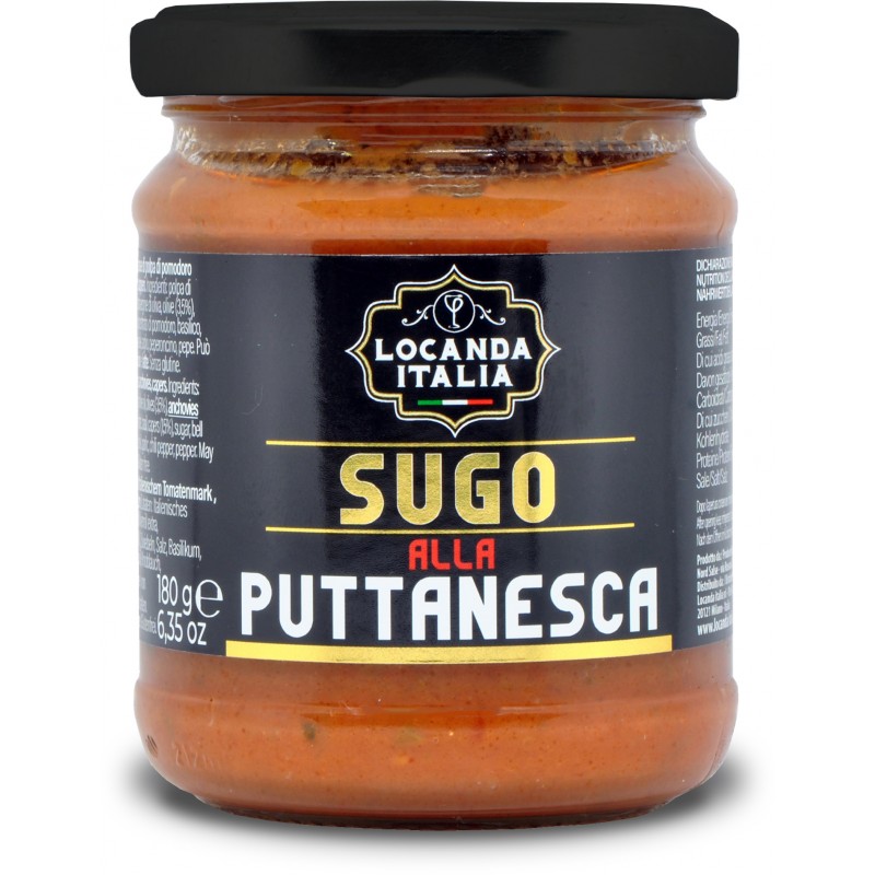 Locanda Italia Sugo Pronto Alla Puttanesca Per Pasta Gr 180