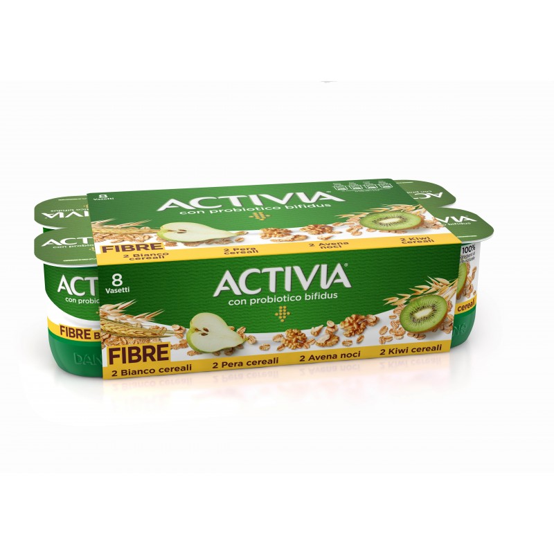 Activia Yogurt Con Fibre E Probiotico Bifidus 8 Vasetti Misti Gr125 6140