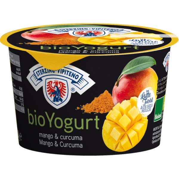vipiteno yogurt bio mango-curcuma g250