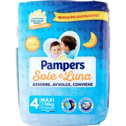 Pampers Sole e Luna 4 Maxi 17 pz