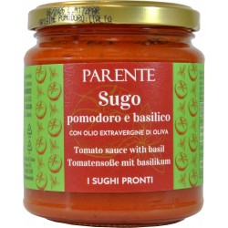 Sugo pronto Pomodoro e Basilico in olio di oliva Gr 350 - Sughi pronti - La  Calabrese