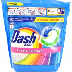 Dash - Pods detersivo lavatrice all in one 34 lavaggi 853g — Il Negozio del  Quartiere